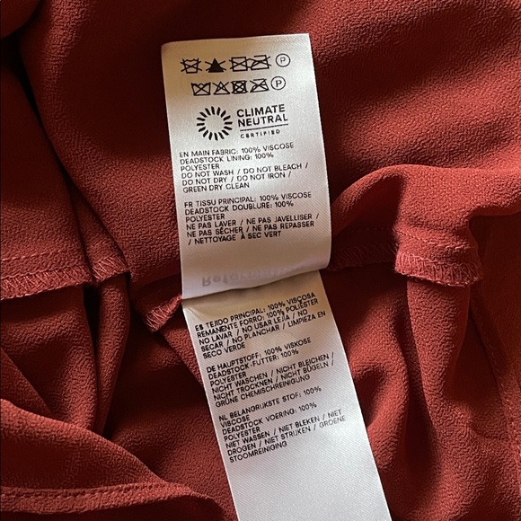 Reformation Esra Clarette Long Sleeve Floral Red Maxi Dress Size XS - Picture 10 of 10